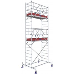 Rusztowanie przejezdne Stabilo 10 podest 0,75 x 2,0m wys rob 6,4m - 771049