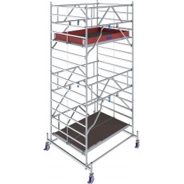 Rusztowanie aluminiowe przejezdne STABILO 50 podest 1,5 x 2,0m - 5,4m -781031P