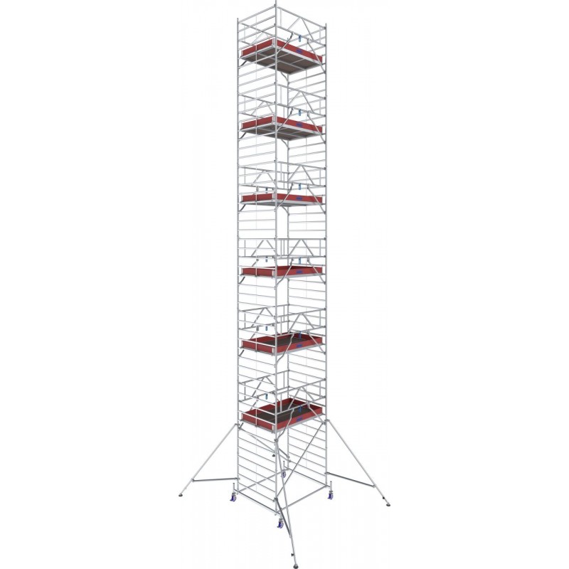 Rusztowanie aluminiowe przejezdne STABILO 50 podest 1,5 x 2,0m - 14,4m - 781123P