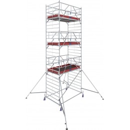 Rusztowanie aluminiowe przejezdne na kółkach STABILO 50 podest 1,5 x 2,5m - 8,4m - 782069P