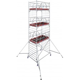 Rusztowanie aluminiowe przejezdne na kółkach STABILO 50 podest 1,5 x 2,5m - 8,4m - 782069P