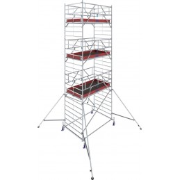 Rusztowanie aluminiowe przejezdne na kółkach STABILO 50 podest 1,5 x 2,5m - 8,4m - 782069P