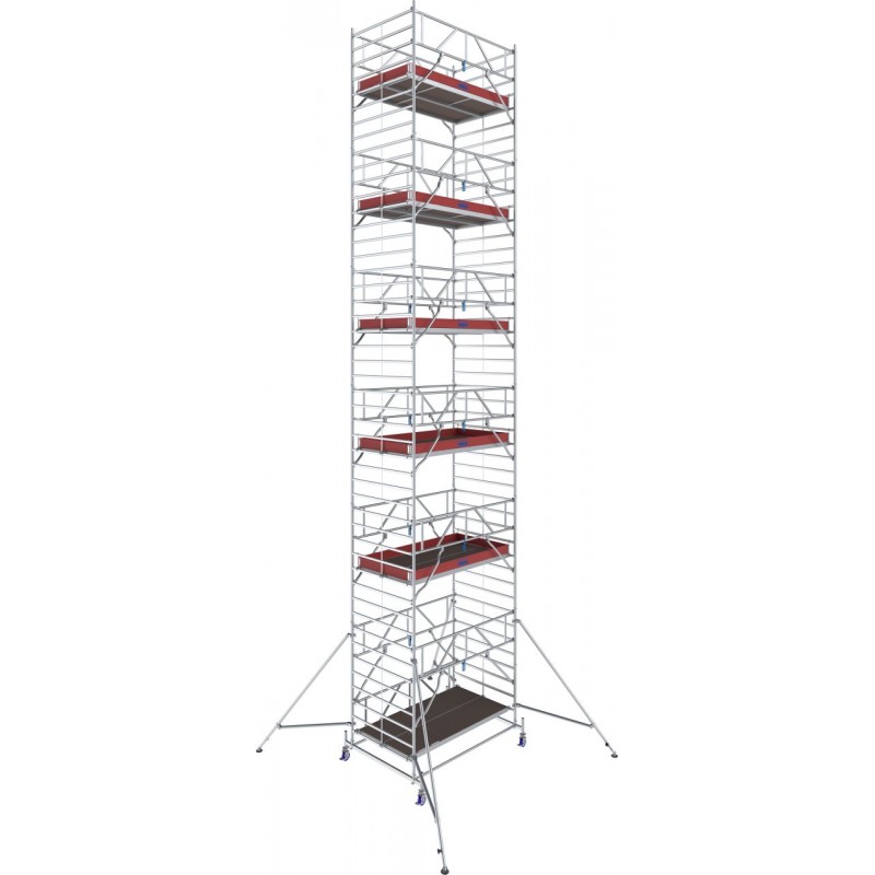 Rusztowanie aluminiowe przejezdne na kółkach STABILO 50 podest 1,5 x 2,5m - 13,4m - 782113P Rusztowanie aluminiowe przejezdne na kółkach STABILO 50 podest 1,5 x 2,5m - 13,4m - 782113P