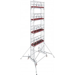 Rusztowanie aluminiowe przejezdne Stabilo 100 podest 0,75 x 2,5m - 10,5m - 774071P