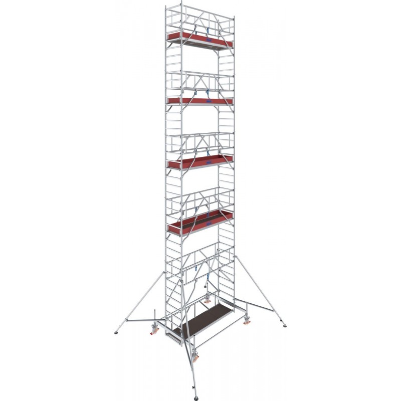 Rusztowanie aluminiowe przejezdne Stabilo 100 podest 0,75 x 2,5m - 11,5m - 774088P