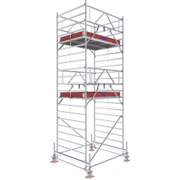 Rusztowanie aluminiowe przejezdne STABILO 500 podest 1,5 x 2,0m - 6,5m - 783035P