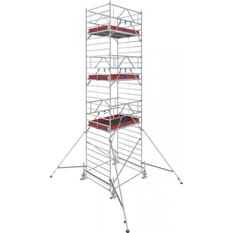 Rusztowanie aluminiowe przejezdne na kółkach STABILO 500 podest 1,5 x 2,0m - 8,5m - 783059P