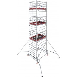 Rusztowanie aluminiowe przejezdne na kółkach STABILO 500 podest 1,5 x 2,0m - 8,5m - 783059P