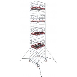 Rusztowanie aluminiowe przejezdne na kółkach STABILO 500 podest 1,5 x 2,0m - 10,5m - 783073P