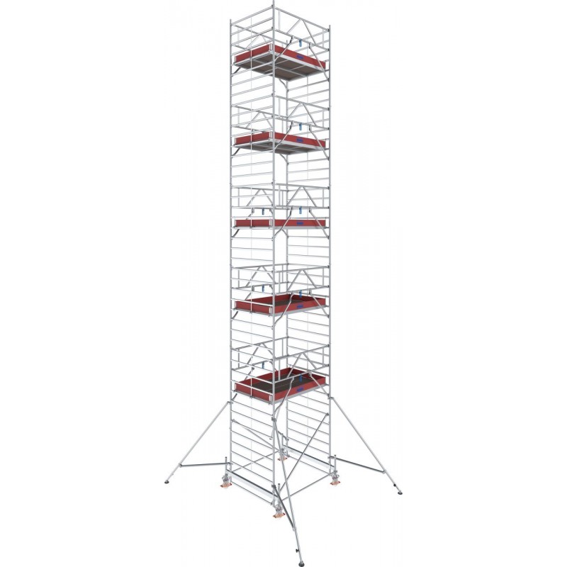 Rusztowanie aluminiowe przejezdne na kółkach STABILO 500 podest 1,5 x 2,0m - 12,5m - 783097P