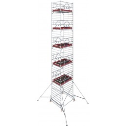 Rusztowanie aluminiowe przejezdne na kółkach STABILO 500 podest 1,5 x 2,0m - 12,5m - 783097P