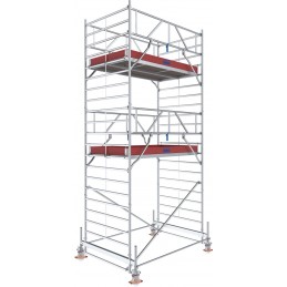 Rusztowanie aluminiowe przejezdne Krause STABILO 500 podest 1,5 x 2,5m - 6,5m - 784032P