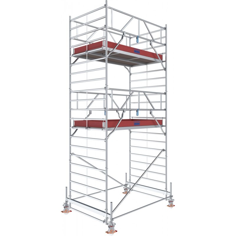 Rusztowanie aluminiowe przejezdne Krause STABILO 500 podest 1,5 x 2,5m - 6,5m - 784032P