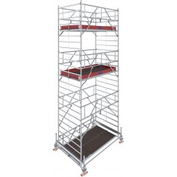 Rusztowanie aluminiowe przejezdne Krause STABILO 500 podest 1,5 x 2,5m - 7,5m - 784049P