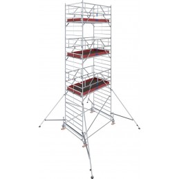 Rusztowanie aluminiowe przejezdne Krause STABILO 500 podest 1,5 x 2,5m - 8,5m - 784056P