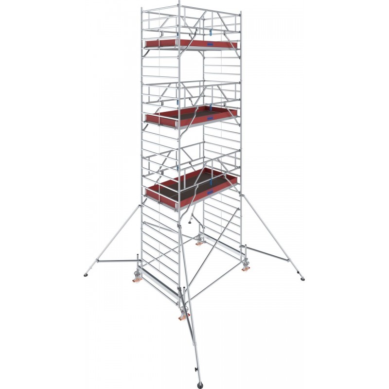 Rusztowanie aluminiowe przejezdne Krause STABILO 500 podest 1,5 x 2,5m - 8,5m - 784056P