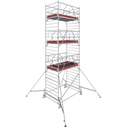 Rusztowanie aluminiowe przejezdne Krause STABILO 500 podest 1,5 x 2,5m - 8,5m - 784056P