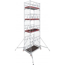 Rusztowanie aluminiowe przejezdne Krause STABILO 500 podest 1,5 x 2,5m - 8,5m - 74063P