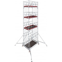 Rusztowanie aluminiowe przejezdne Krause STABILO 500 podest 1,5 x 2,5m - 8,5m - 74063P