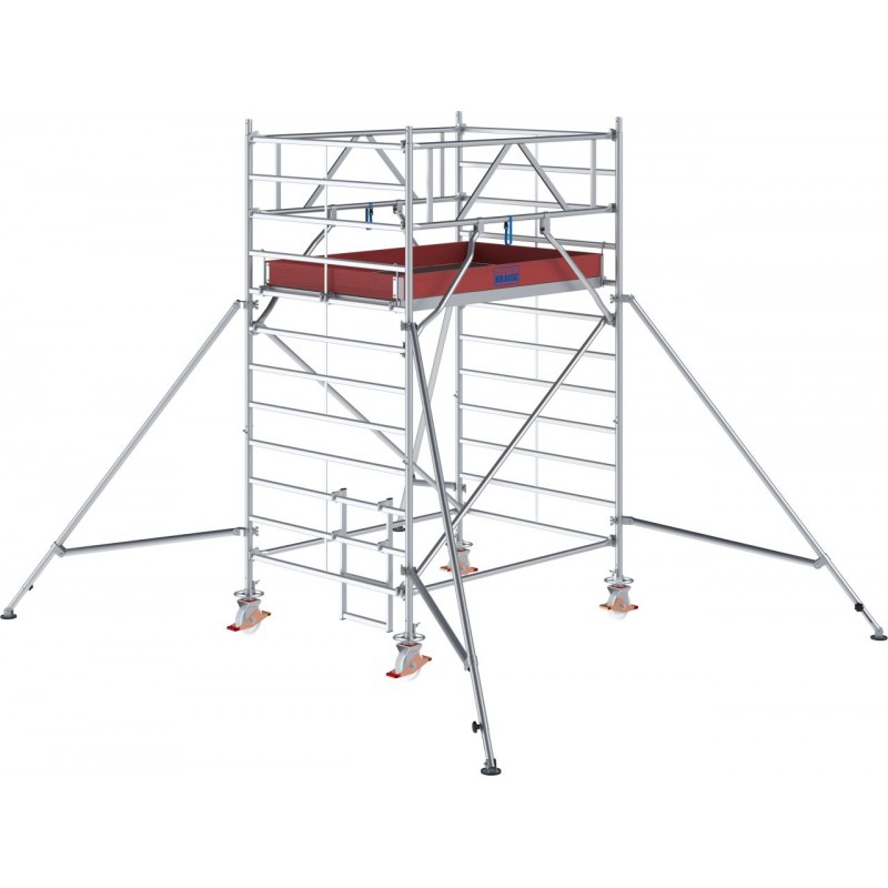Rusztowanie przejezdne STABILO 5000 podest 1,5 x 2,5m wys. rob. 4,3m - 787019P Krause