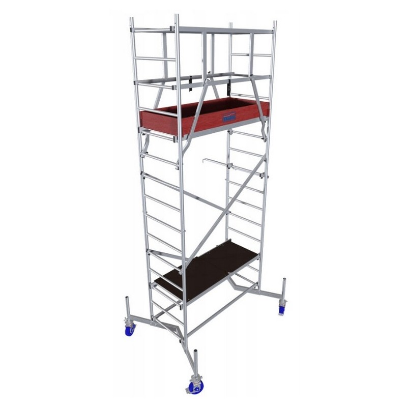 Rusztowanie aluminioe ClimTec Krause 5m plus kółka i podpory